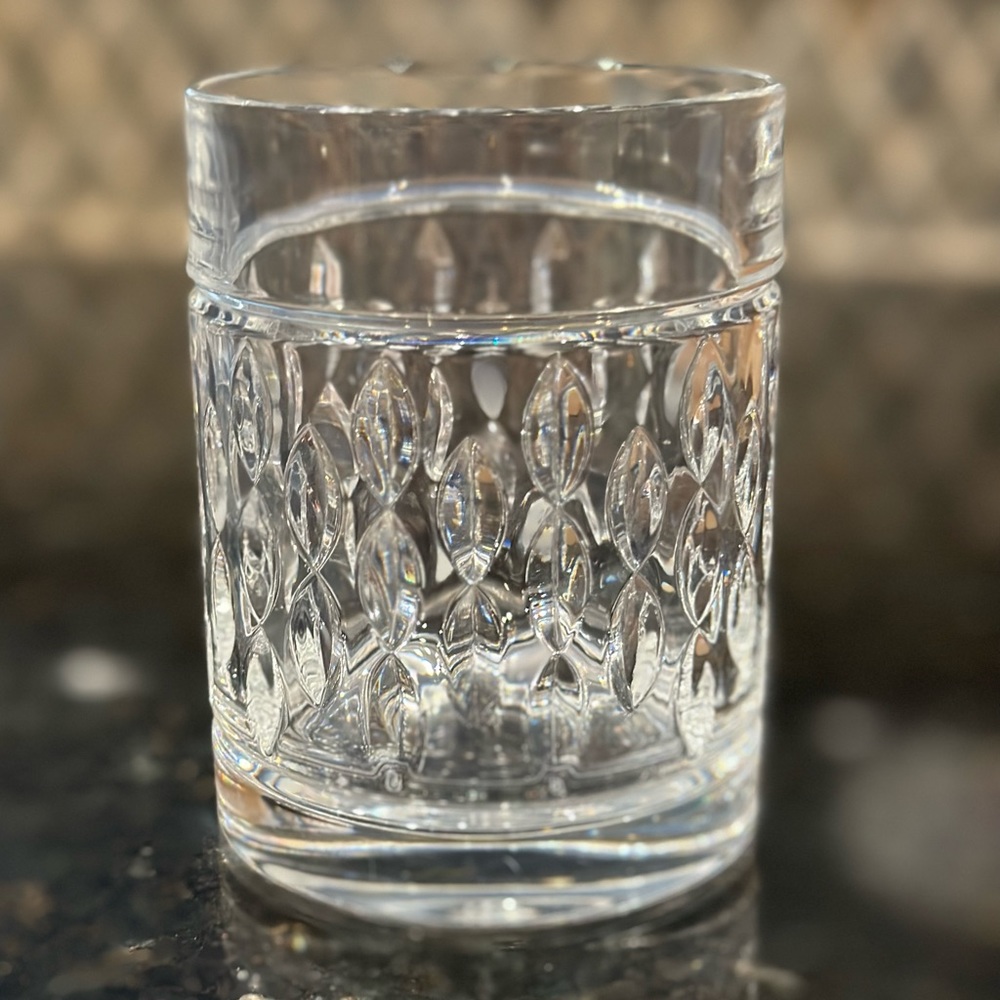 RALPH LAUREN Aston Crystal Glassware Barware Set 5 Double Old Fashioned🥃